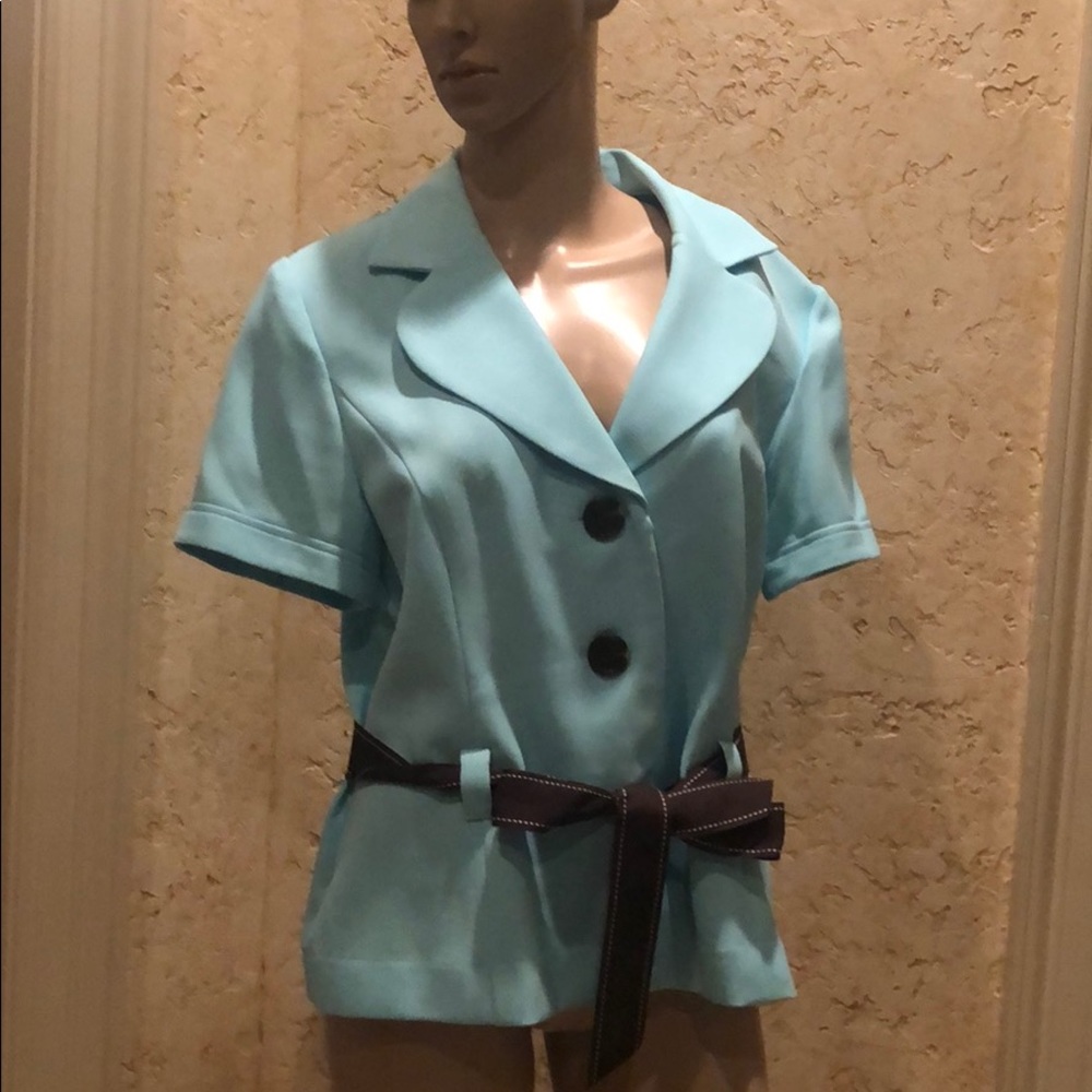 Tiffany Blue Jacket - Size 14
